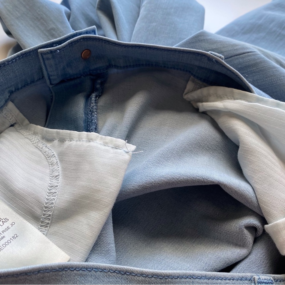 7 For All Mankind Jo Jeans Ultra High Rise Wide Leg Woman 32 Light Wash Soft NEW - Picture 10 of 16